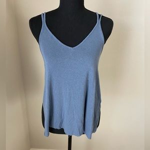 American Eagle Outfitters Blue Spaghetti Strap Tank Top Size Extra Small